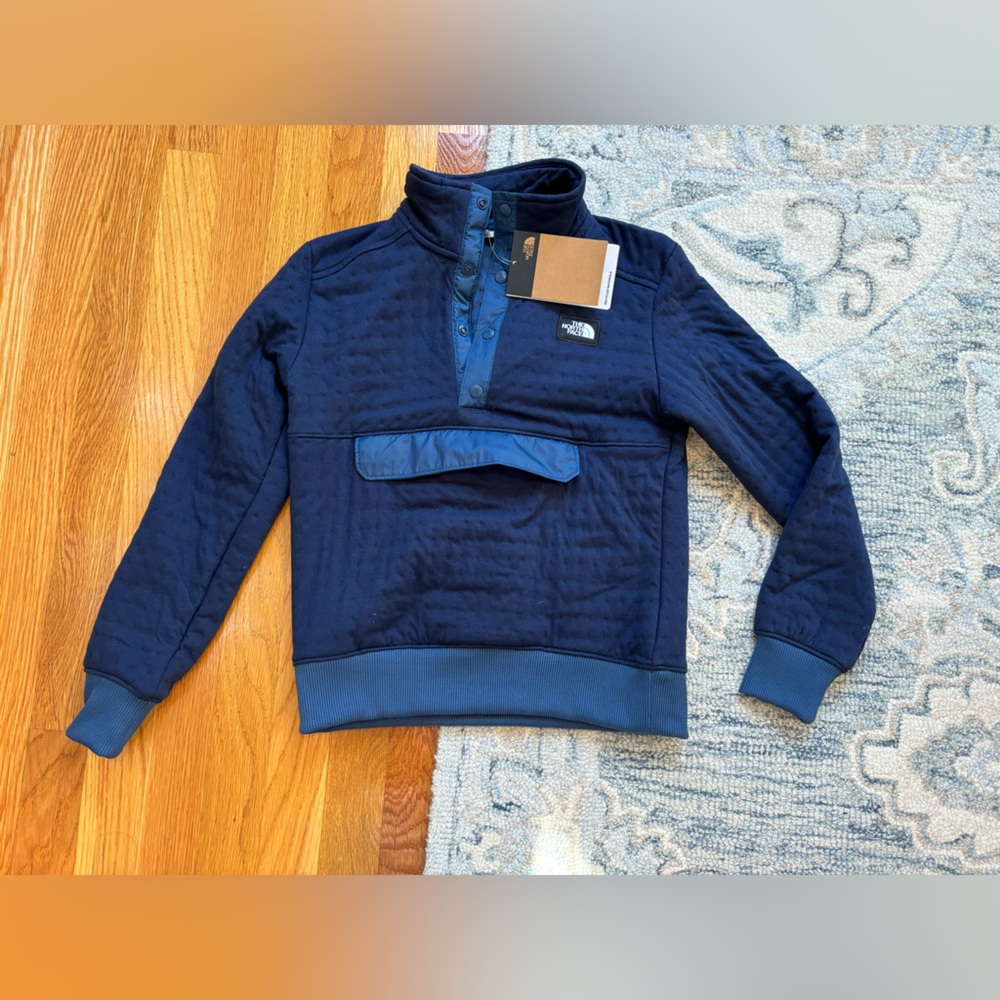 The north face edge water quilted pullover